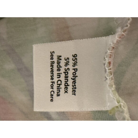 Coral Bay Long Sleeve Multicolor Beach Scene Scoop Neck Sz M - Picture 6 of 7